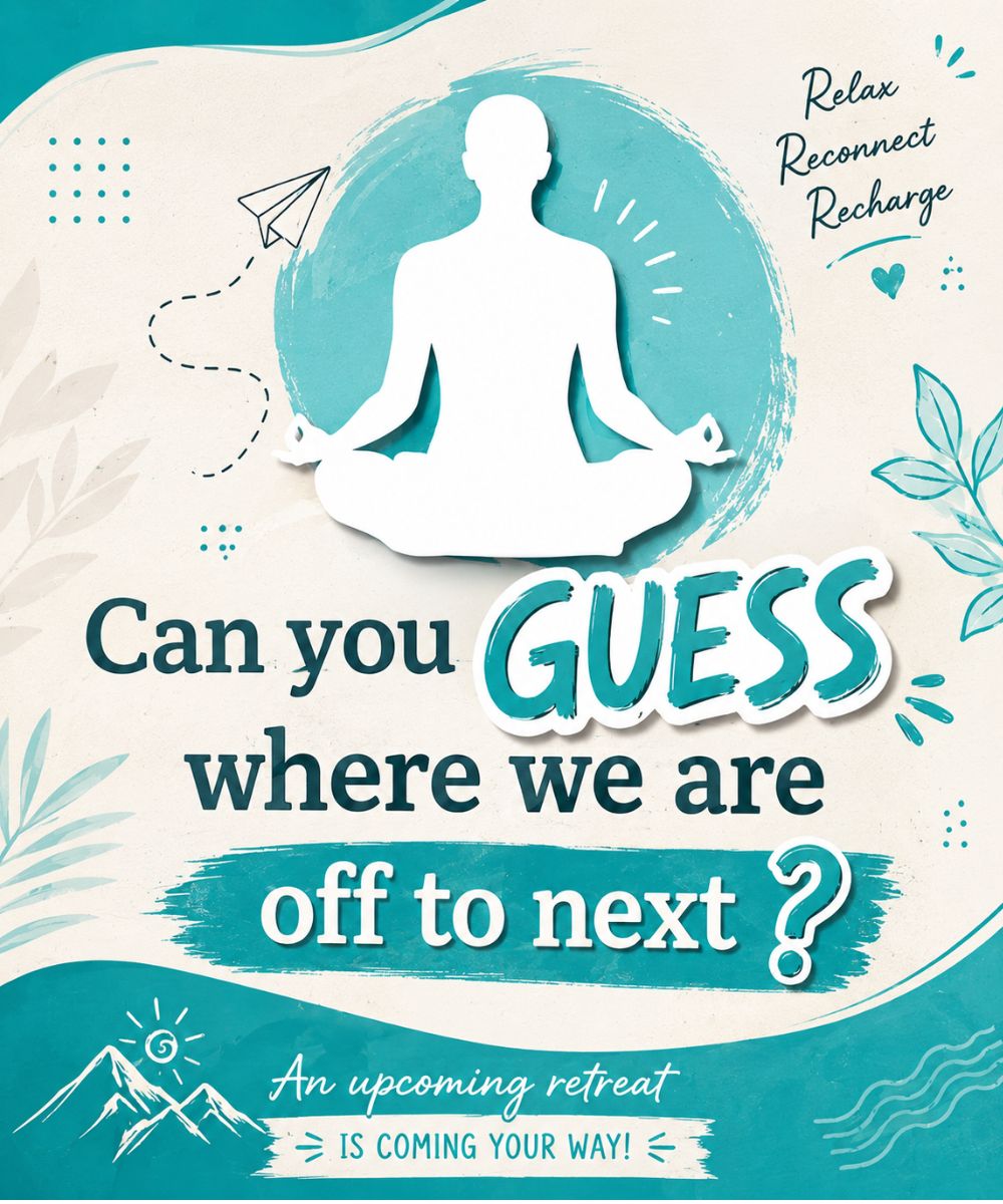 Can you guess where we are off to next 1